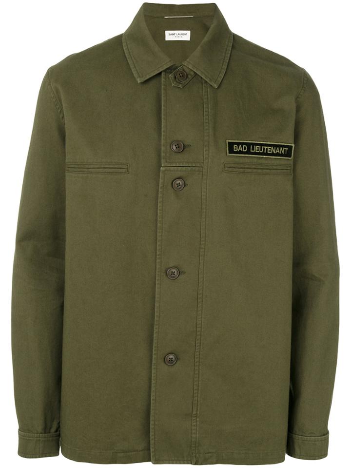 Saint Laurent Military Shirt - Green