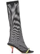 Marco De Vincenzo Bow-detail Boots - Black