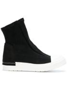 Cinzia Araia Sock-like Upper Sneaker Boots - Black