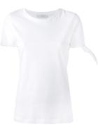 J.w. Anderson Knotted Sleeve T-shirt, Women's, Size: M, White, Cotton