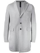 Harris Wharf London Single-breasted Coat, Men's, Size: 50, Grey, Cotton