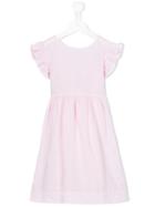 Il Gufo - Pleated A-line Dress - Kids - Cotton/linen/flax - 2 Yrs, Pink/purple