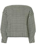 Des Prés Houndstooth Long-sleeve Sweater - Multicolour