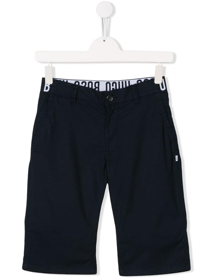 Boss Kids Plain Shorts - Blue