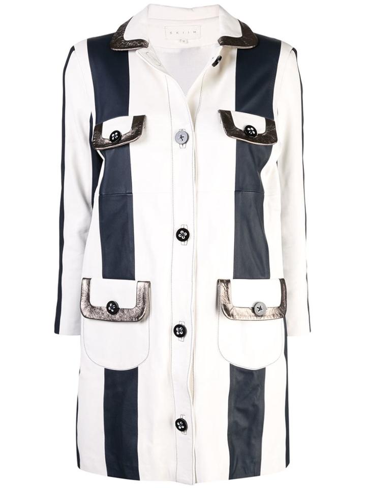 Skiim Lisa Leather Jacket - White