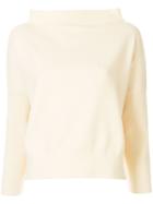 Pleats Please Issey Miyake Square Neck Cropped Sleeve Sweater -