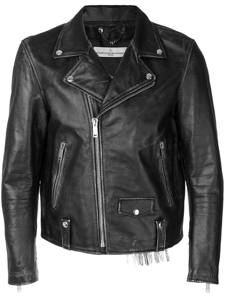 Golden Goose Deluxe Brand Classic Biker Jacket - Black