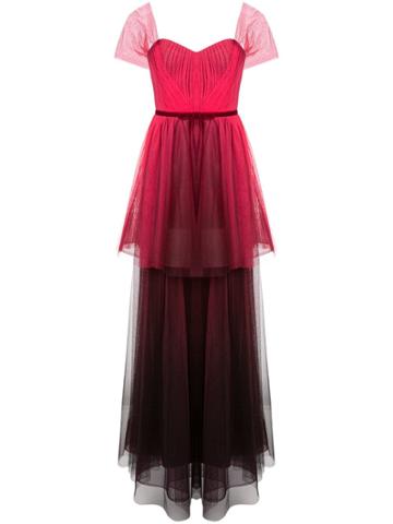 Marchesa Notte Marchesa Notte N26g0721 Red Synthetic->polyester