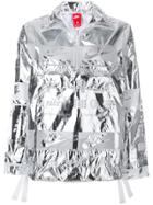Nike Metallic Logo Print Jacket