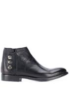 Alberto Fasciani Snap Button Ankle Boots - Black