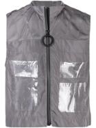 Angus Chiang Zipped Vest - Grey