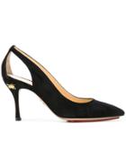 Charlotte Olympia Cut Out Pumps - Black