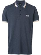 Boss Hugo Boss Logo Embroidered Polo Shirt - Blue