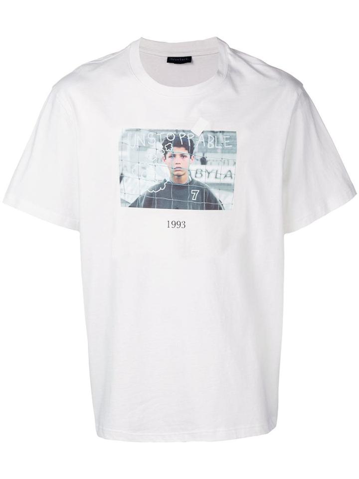 Throwback. Cristiano T-shirt - White