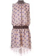Kolor Dots Print Long Tail Dress