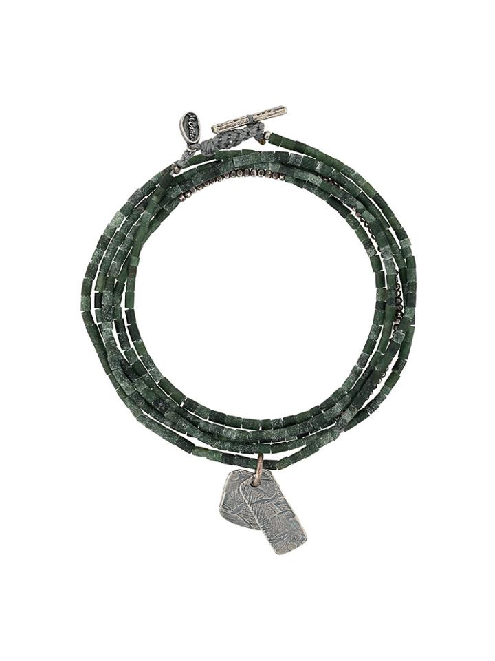 M. Cohen Stacked Wrap Bracelet - Green