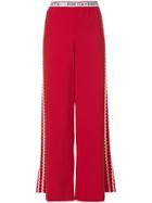 Vivetta Wide Leg Track Pants - Red