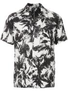 Kazuyuki Kumagai Palm Tree Print Shirt - White