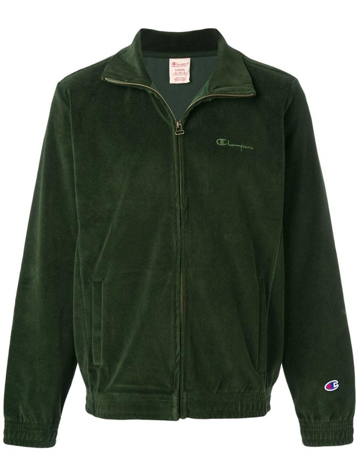 Champion Velvet Zip-up Jacket - Green