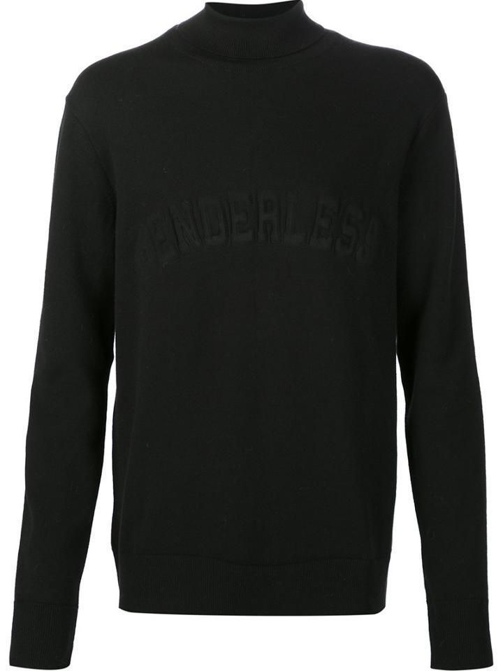 Juun.j 'genderless' Sweatshirt, Men's, Size: 46, Black, Polyester/polyurethane/wool