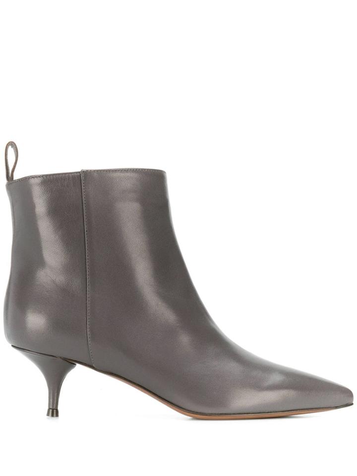 L'autre Chose Pointed Boots - Grey