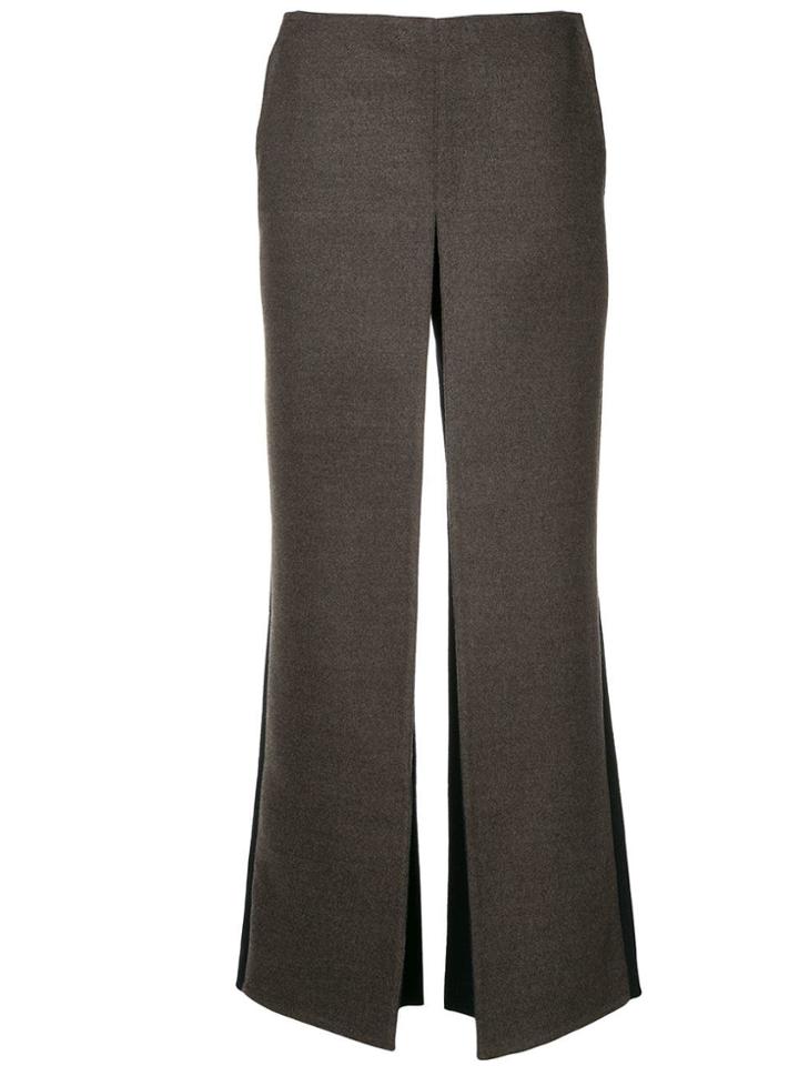 Nehera Slit Detail Wide-leg Trousers - Brown