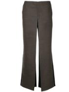 Nehera Slit Detail Wide-leg Trousers - Brown