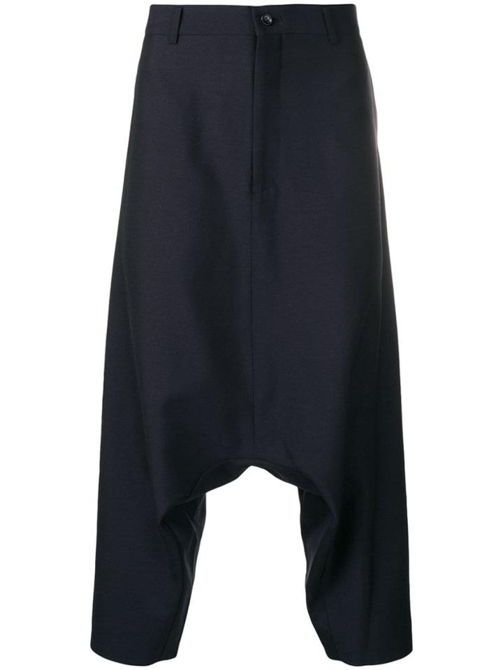 Comme Des Garçons Homme Plus Classic Sarrouel Trousers - Black