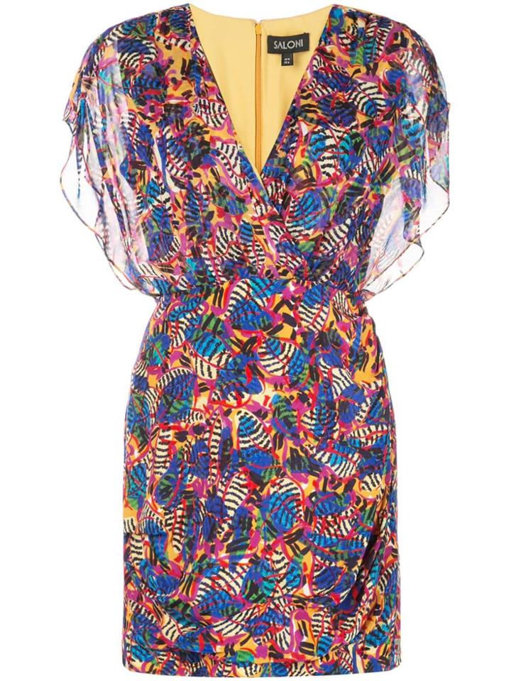 Saloni Brooke Dress - Blue