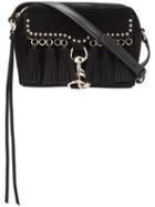 Rebecca Minkoff Multi-tassel Crossbody Bag, Women's, Black, Suede/leather