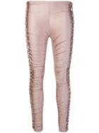 Jean Paul Gaultier Pre-owned Stretch Plaited Gathered Trousers - Pink
