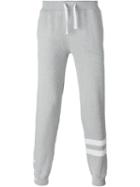 Hydrogen Stripe Detail Sweat Pants, Men's, Size: Xxl, Grey, Cotton