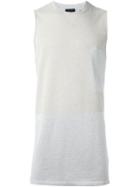 Lanvin Sleeveless T-shirt, Men's, Size: Large, Grey, Cotton/rayon