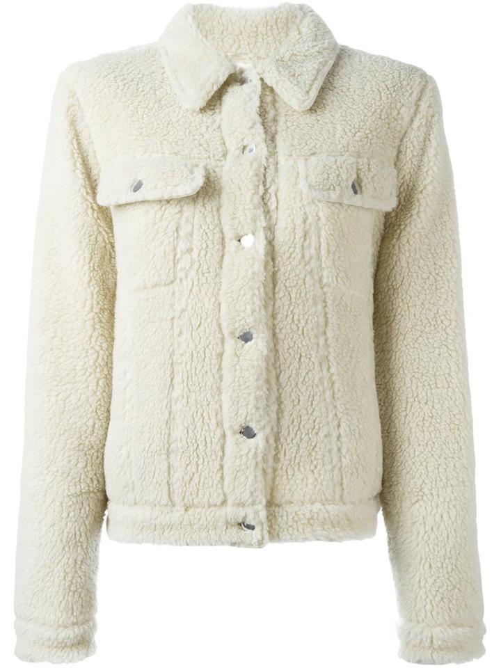 Mm6 Maison Margiela Faux Fur Jacket