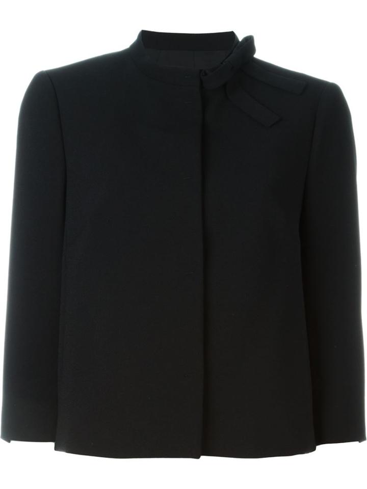 Red Valentino Three-quarter Sleeve Boxy Jacket