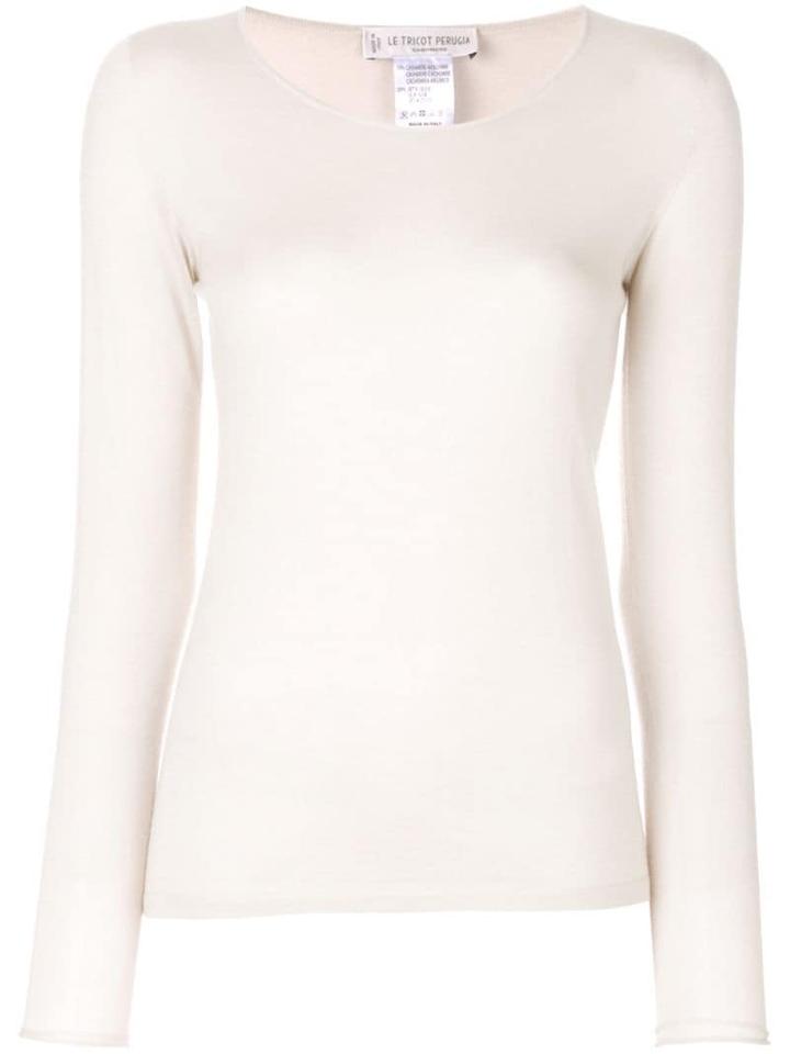 Le Tricot Perugia Crew Neck Jumper - Neutrals