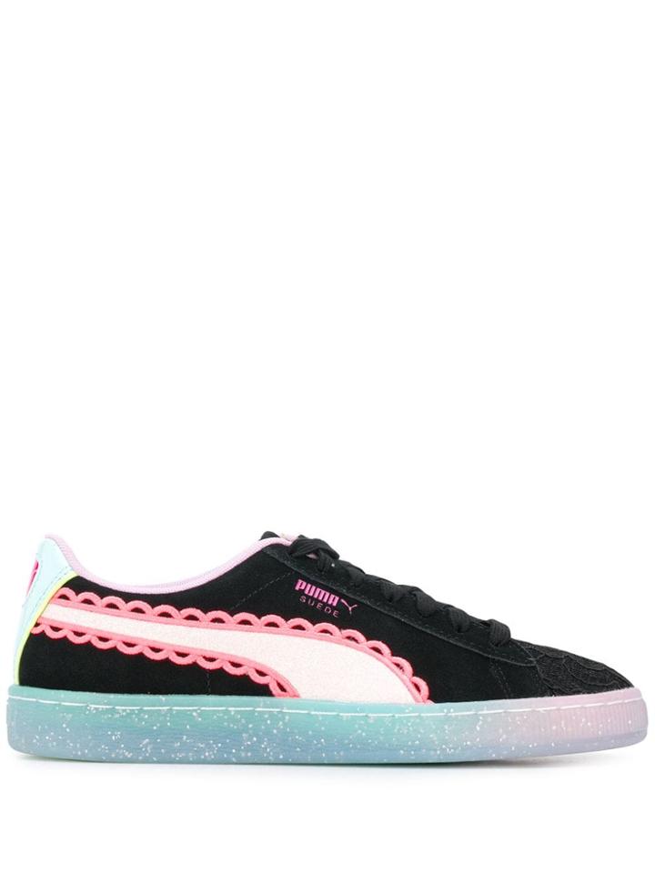 Puma X Sophia Webster Colour Block Sneakers - Black