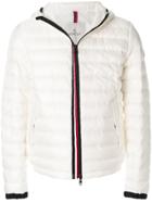 Moncler Zip Up Puffed Jacket - White