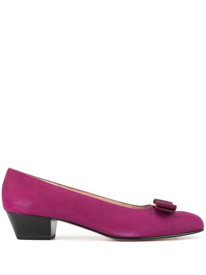 Salvatore Ferragamo Pre-owned Vara Pumps - Purple