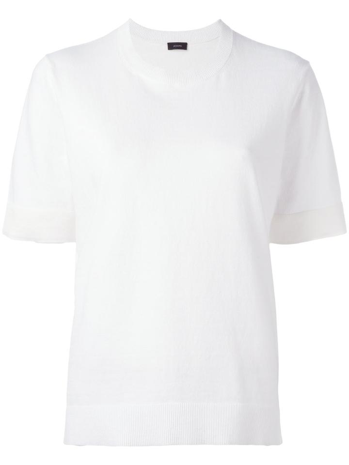 Joseph Oversized T-shirt, Women's, Size: 36, White, Cotton