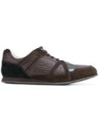 Chanel Pre-owned Lace-up Sneakers - Brown