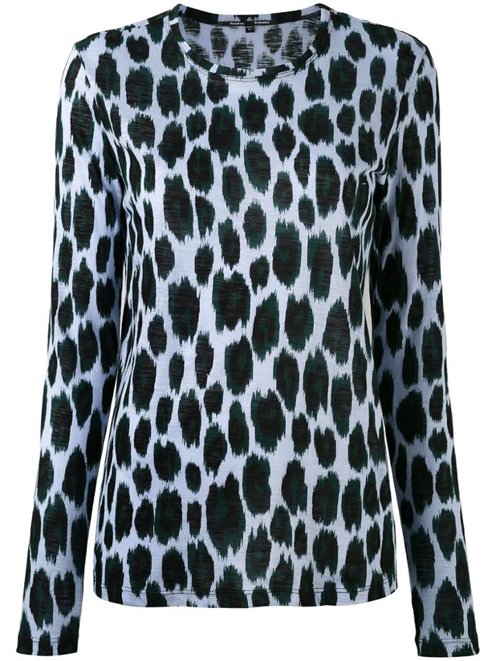 Proenza Schouler Long Sleeve T-shirt - Blue