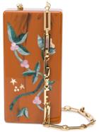 Edie Parker Minnie Currants And Stars Bag - Brown