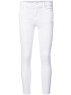 J Brand Cropped Skinny Jeans - White