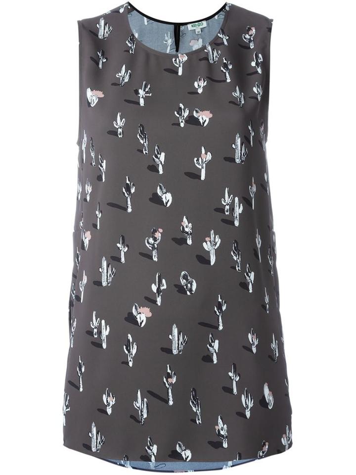 Kenzo 'cartoon Cactus' Top