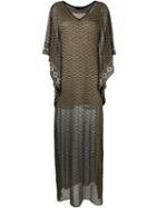 Cecilia Prado Long Knit Dress, Women's, Size: Medium, Black, Viscose
