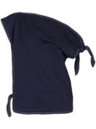 Mm6 Maison Margiela Off-the-shoulder Denim Top - Blue
