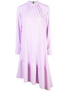 Tibi Modern Drape Midi Dress - Pink
