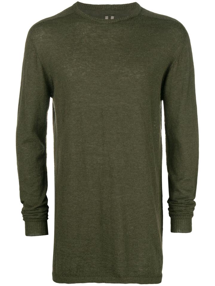 Rick Owens Back Pleat Sweater - Nude & Neutrals
