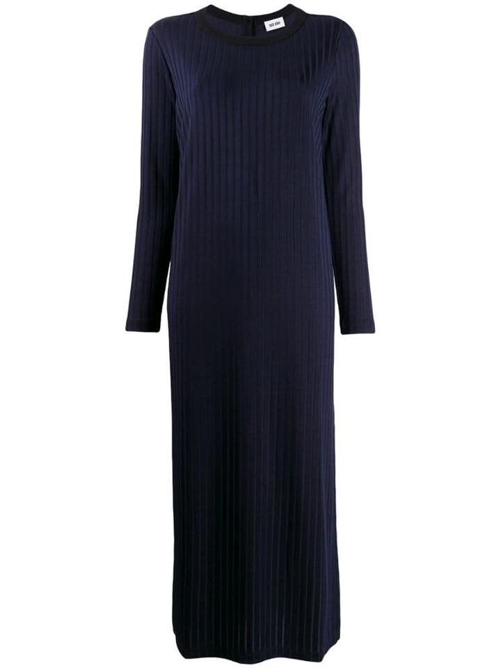 Each X Other Retro Rib Sweater Dress - Blue